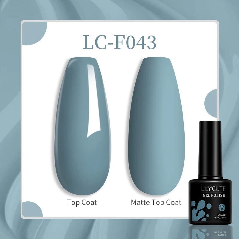 LILYCUTE 129 Colors 7ML Nail Gel Polish Nail Supplies Vernis Semi Permanence