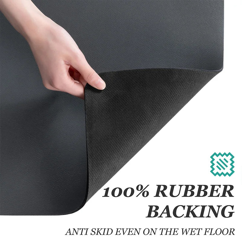 Super Absorbent Large Kitchen Absorbent Mat Antiskid Draining Coffee Dish Drying Mat