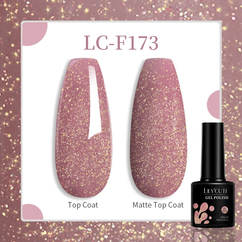 LILYCUTE 129 Colors 7ML Nail Gel Polish Nail Supplies Vernis Semi Permanence