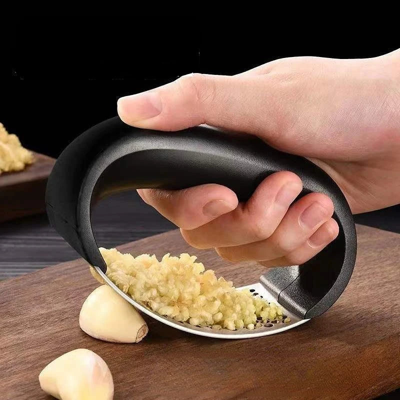 Stainless Steel Garlic Press Crusher Manual Garlic Mincer