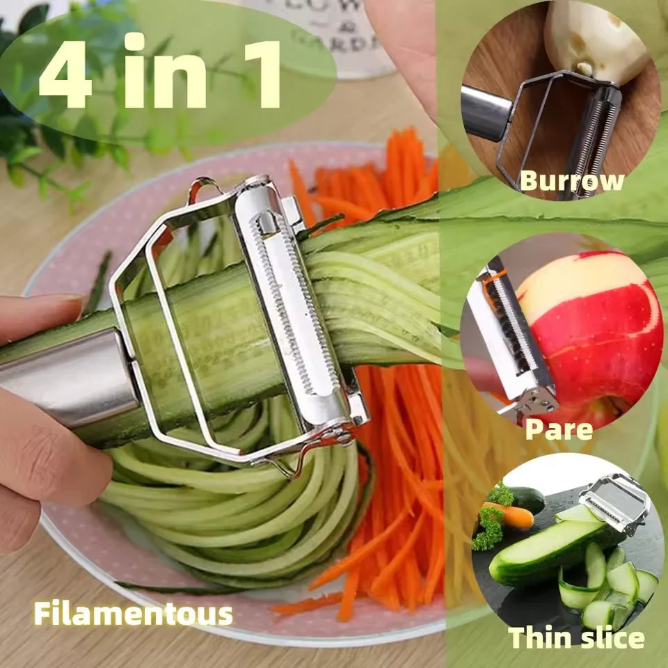 Stainless Steel Multi-function Vegetable Peeler