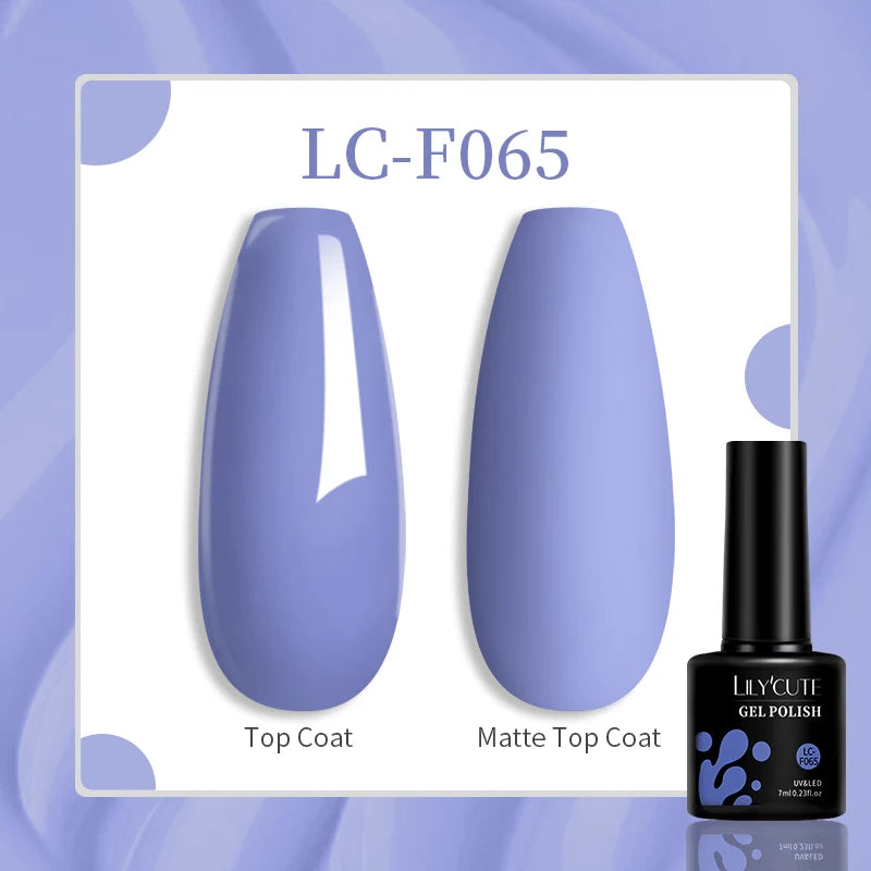 LILYCUTE 129 Colors 7ML Nail Gel Polish Nail Supplies Vernis Semi Permanence