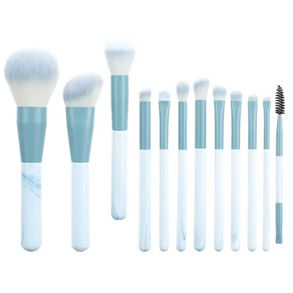 13 PCS Makeup Brushes Set Eye Shadow Foundation Women Cosmetic Brush  Soft Make Up Tools Bag