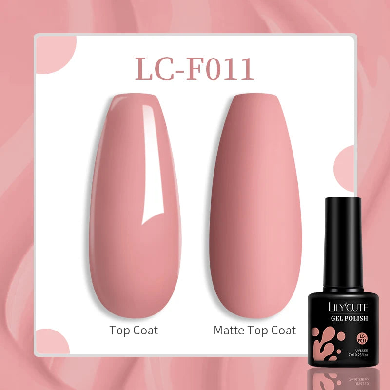 LILYCUTE 129 Colors 7ML Nail Gel Polish Nail Supplies Vernis Semi Permanence