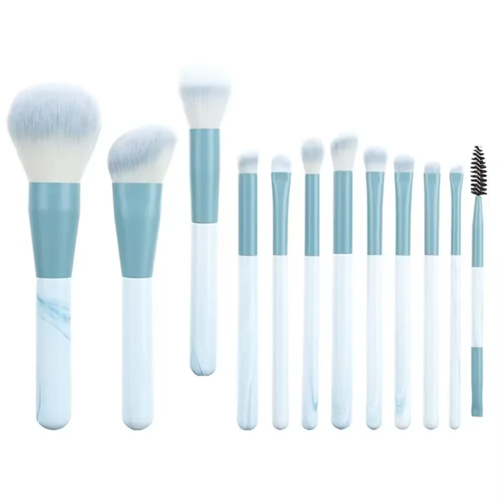 13 PCS Makeup Brushes Set Eye Shadow Foundation Women Cosmetic Brush  Soft Make Up Tools Bag