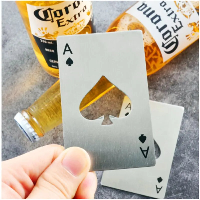 Ace of Spades Credit Card Size Bottle Opener Creative Playing Card