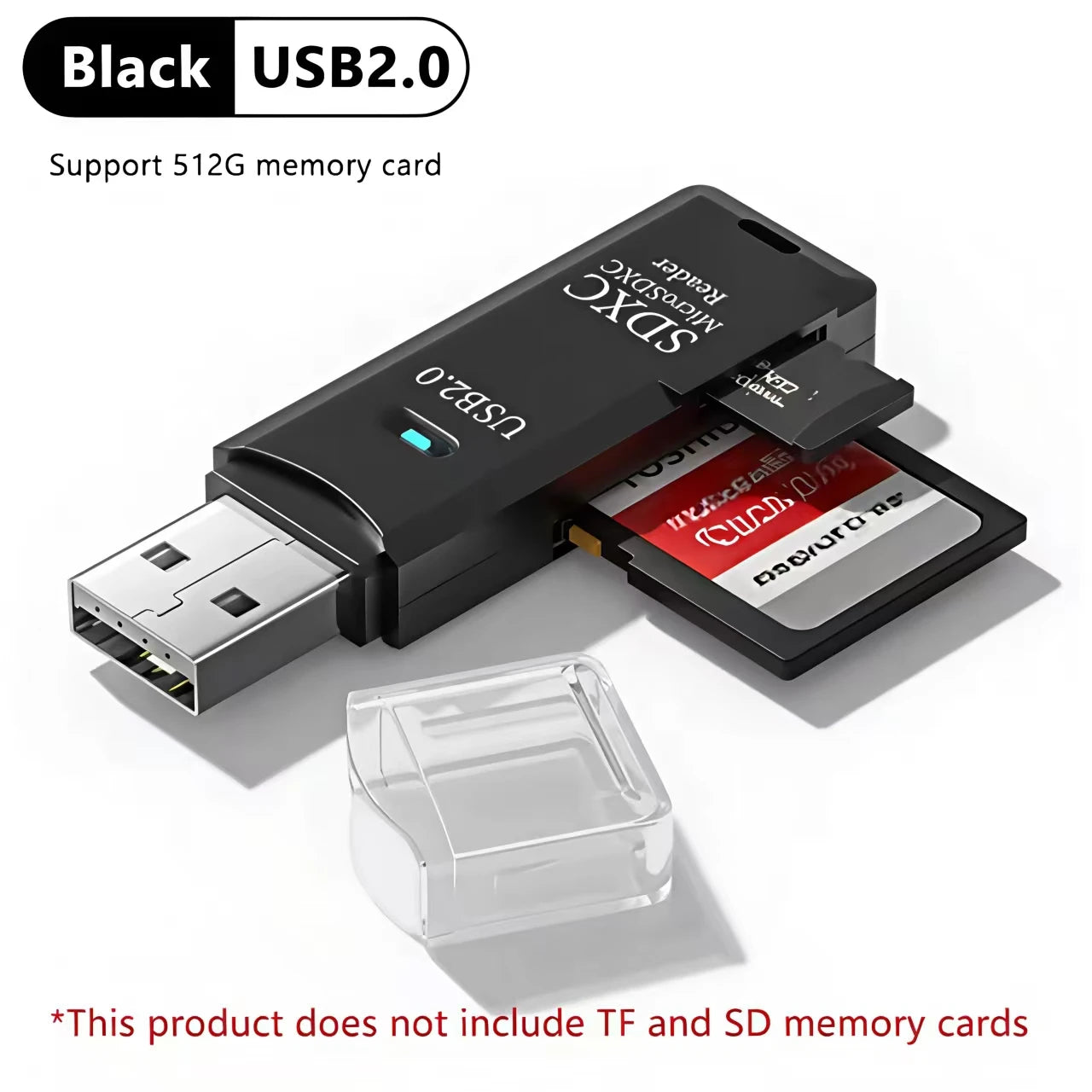 2 in 1 USB 3.0 Card Reader Micro TF sd card Reader usb adapter High Speed Cardrea