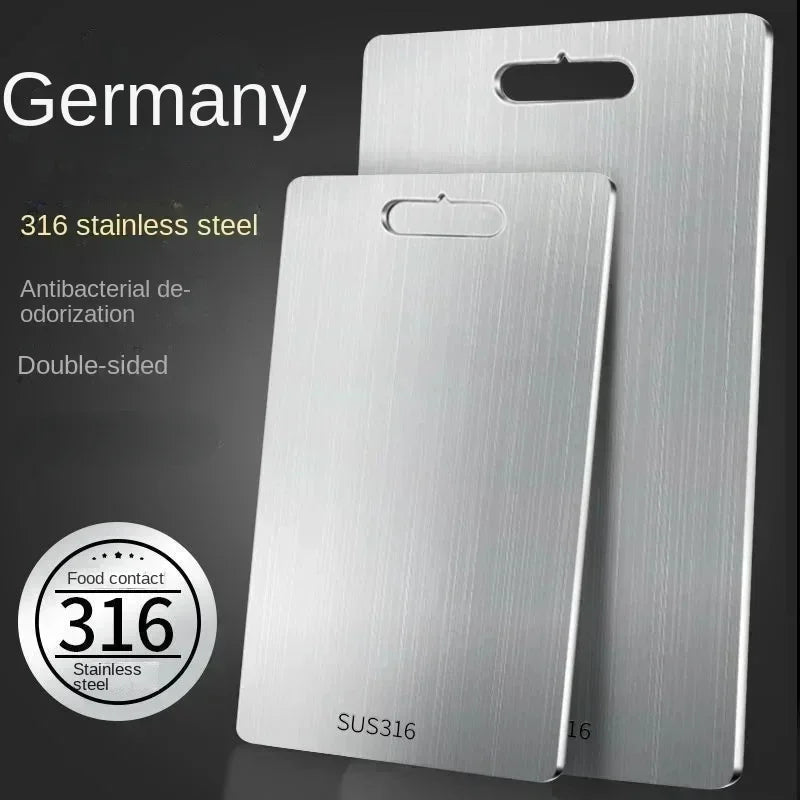 316 Stainless Steel Panel and Chopping Board Kitchen Household Thickened Double Sided