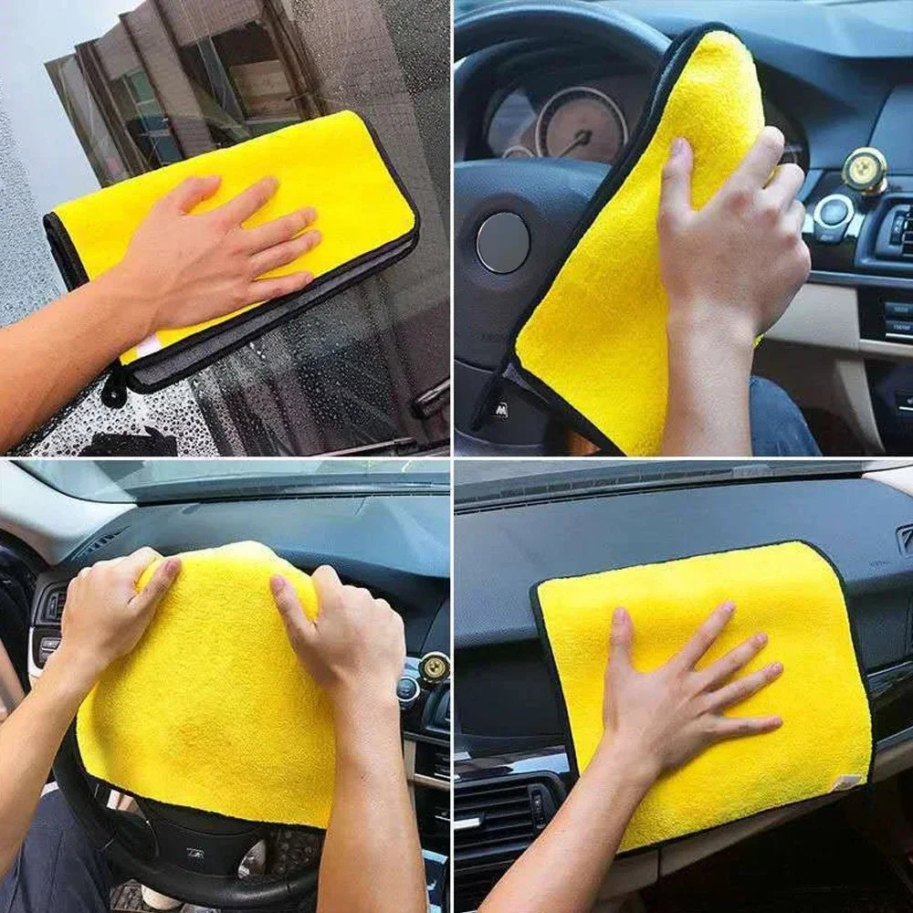 3/5/10Pcs Car Wash Microfiber Towel 30*30CM Car Cleaning